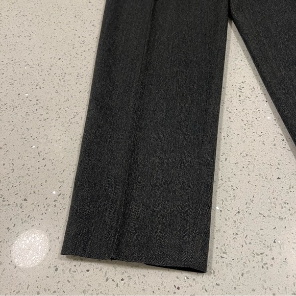 Vintage 100% Pure Wool Giorgio Sant Angelo "Collectible Gold" Charcoal Pants - Picture 3 of 11